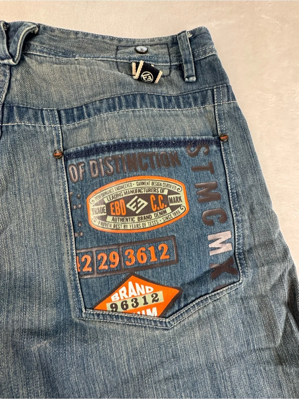Enyce Light Blue Denim Jean Shorts